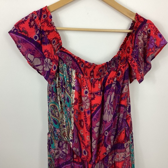 Free People Carmen Print Jumpsuit Size Small - Picture 3 of 12